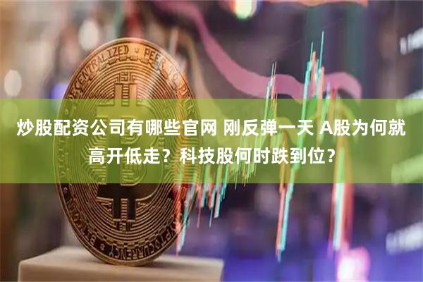 炒股配资公司有哪些官网 刚反弹一天 A股为何就高开低走？科技股何时跌到位？